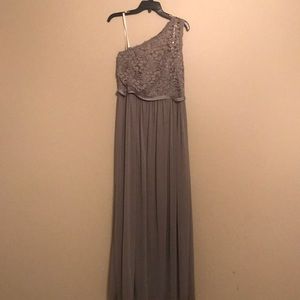 David’s Bridal Grey Dress